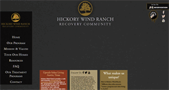 Desktop Screenshot of hickorywindranch.com